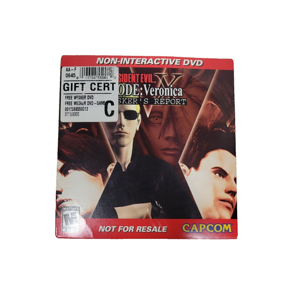Other - Resident Evil Code Veronica X Bonus Disc Promotional DVD Movie Video Game Games